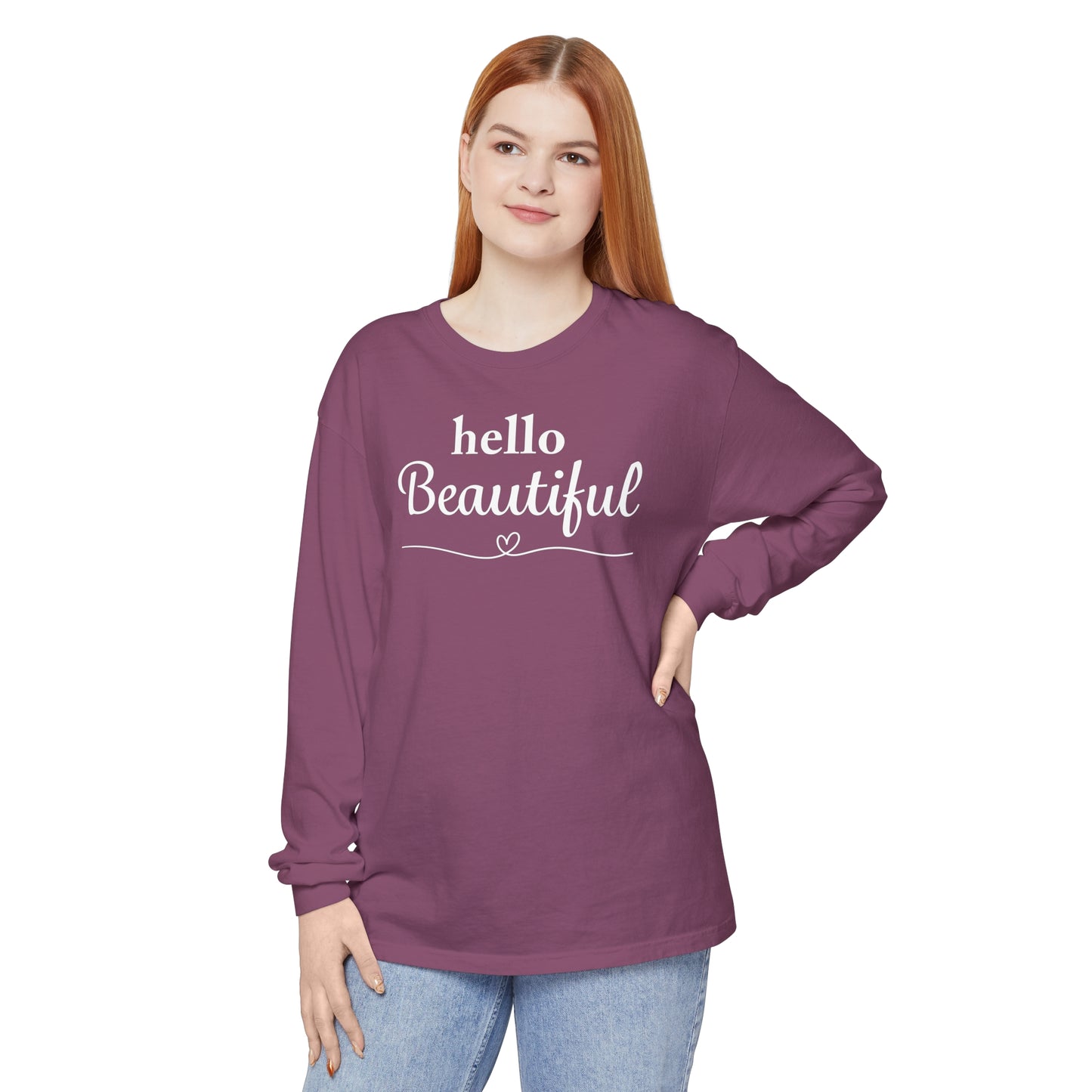 HELLO BEAUTIFUL - long sleeved tee