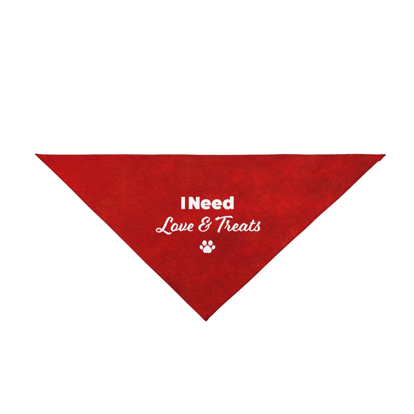 Love & Treats Pet Bandana Red