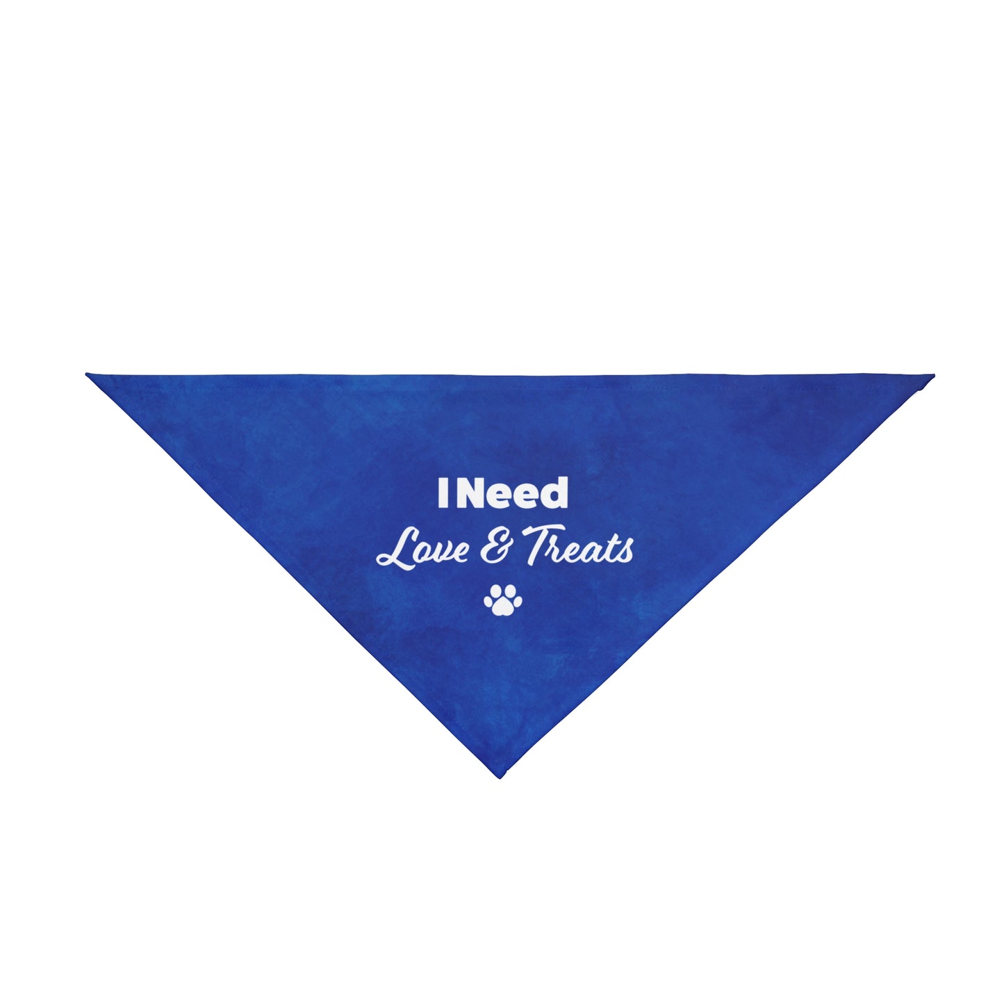 Love & Treats Pet Bandana Blue