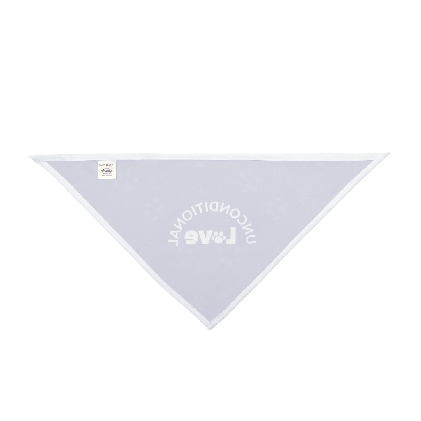 Unconditional Love 2 Pet Bandana Blue