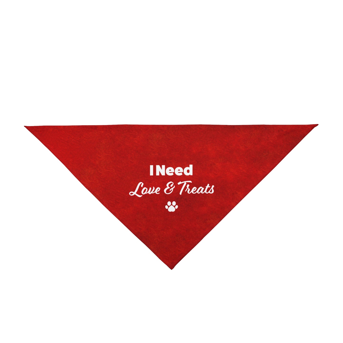 Love & Treats Pet Bandana Red