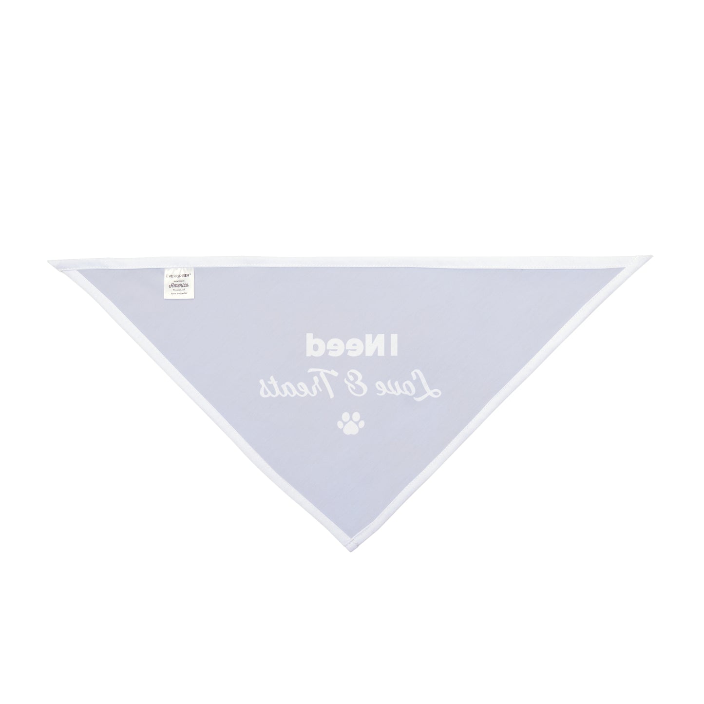 Love & Treats Pet Bandana Blue