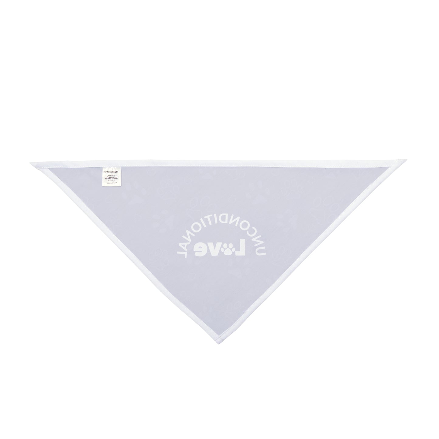 Unconditional Love 2 Pet Bandana Blue