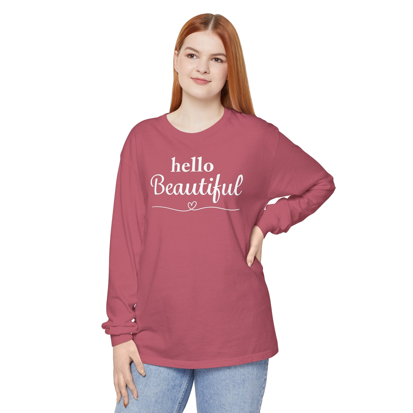 HELLO BEAUTIFUL - long sleeved tee