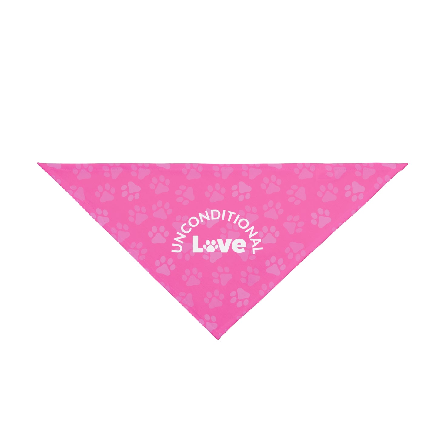 Unconditional Love 2 Pet Bandana Pink