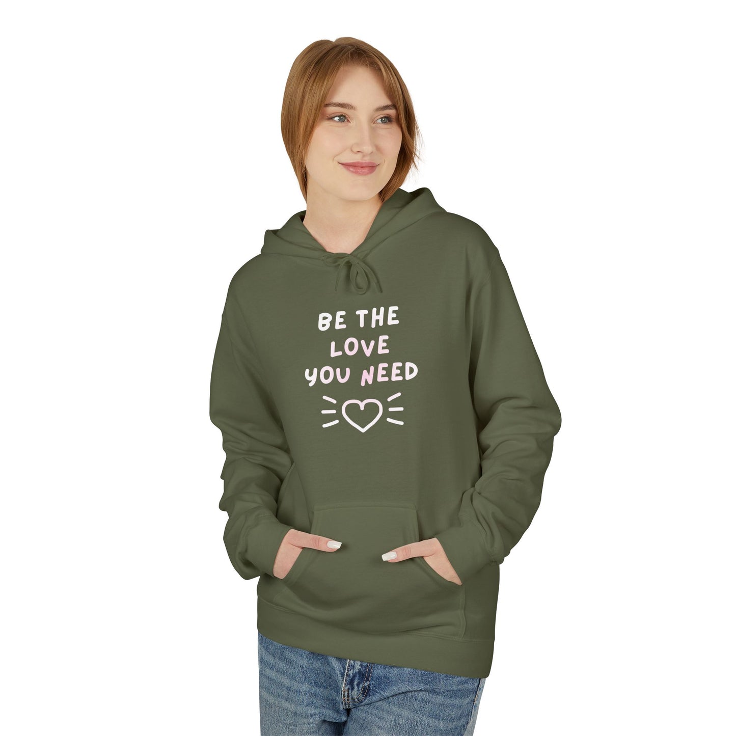 BE THE LOVE - Soft Fleece Hoodie