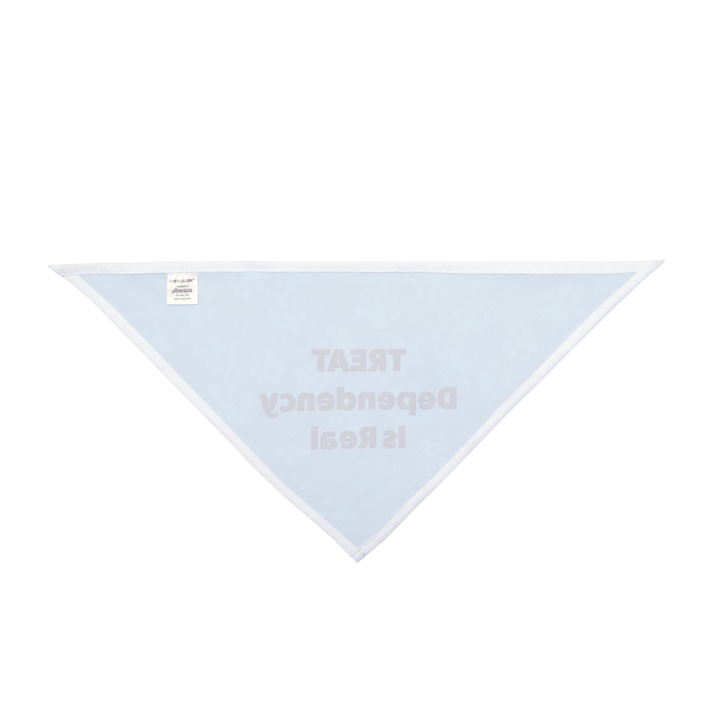 Treat Dependency is Real Pet Bandana Blue